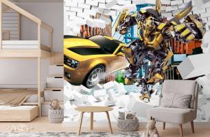 Wybierz Fototapeta 3D trzmiel  na ścianę