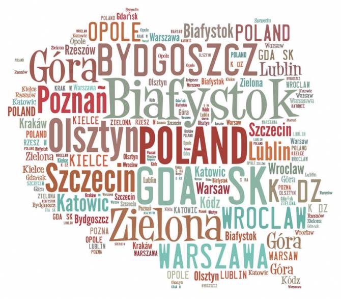 Fototapeta Miasta w Polsce