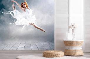 Wybierz Fototapeta Ballerina Sportowe tapety na ścianę