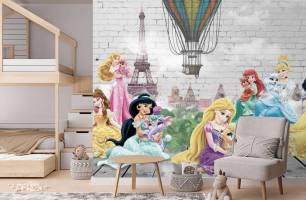 Wybierz Fototapeta Księżniczkę bajkowe Tapety do pokoju dziecięcego na ścianę