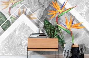 Wybierz Fototapeta Wzór strzylicja marmur Tapeta w salonie na ścianę