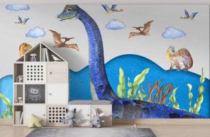 Wybierz Fototapeta Dinozaury Tapety do pokoju dziecięcego na ścianę