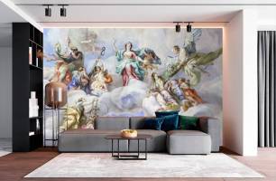Wybierz Fototapeta Vintage fresk Mural ścienny do sufitu na ścianę