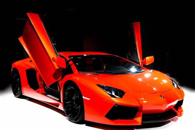 Tapeta Lamborghini Aventador F643