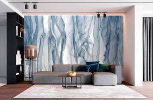 Wybierz Fototapeta Abstracja niebeski Tapeta w salonie na ścianę