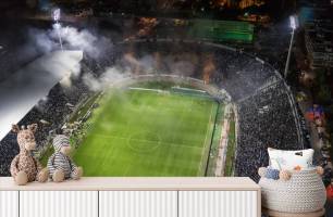 Wybierz Fototapeta widok z góry stadionu Kolekcja tapet piłkarskich na ścianę