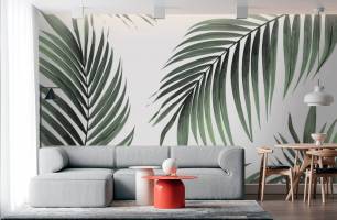 Wybierz Fototapeta gałęzie palmowe  na ścianę