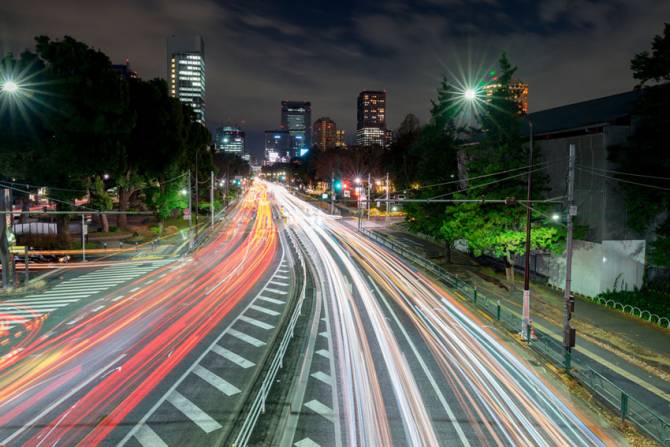 Fototapeta Droga w metropolii