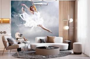 Wybierz Fototapeta Ballerina Sportowe tapety na ścianę