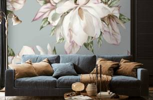 Wybierz Fototapeta Kwiaty magnolia Strefa uśmiechu na ścianę