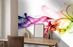 Wybierz Fototapeta kolorowy dym Abstrakcja tapety na ścianę