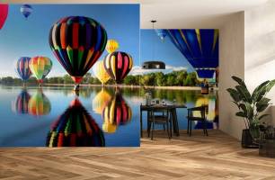 Wybierz Fototapeta Balony Sportowe tapety na ścianę