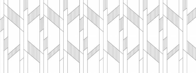 Fototapeta panelowa w stylu line art