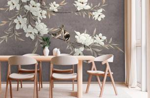 Wybierz Fototapeta Gałęzie z kwiatów  na ścianę