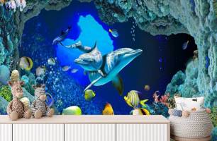 Wybierz Fototapeta Baśniowy podwodny świat Tapety do pokoju dziecięcego na ścianę