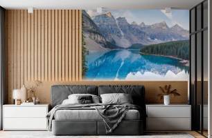 Wybierz Fototapeta Jezioro góry natura Tapeta w salonie na ścianę