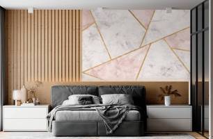 Wybierz Fototapeta Marmur rożowy Tapeta w salonie na ścianę