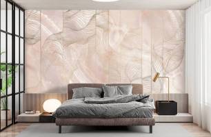 Wybierz Fototapeta Marmur abstrakcja w kolorze brzoskwiniowym Tapeta do biura na ścianę