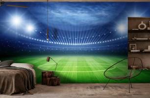 Wybierz Fototapeta pusty stadion Sportowe tapety na ścianę