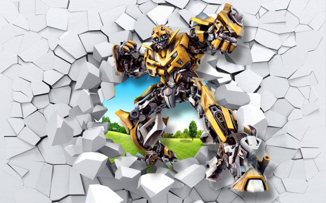 Fototapeta Bumblebee 3D