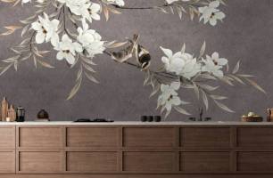 Wybierz Fototapeta Gałęzie z kwiatów  na ścianę