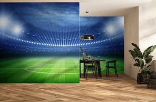 Wybierz Fototapeta pusty stadion Sportowe tapety na ścianę