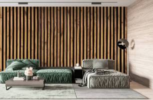 Wybierz Fototapeta drewniane listwy Tapeta na kawiarnię na ścianę