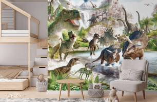 Wybierz Fototapeta Dinozaury Tapety do pokoju dziecięcego na ścianę