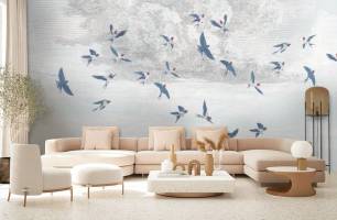 Wybierz Fototapeta Ptaki w niebie Oaza spokoju na ścianę
