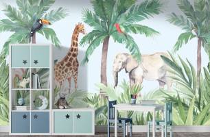 Wybierz Fototapeta Tropikalna dziecięca dżungla  na ścianę