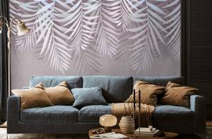 Wybierz Fototapeta Tropikalne liścia z sufitu Korzeń tapety na ścianę