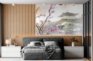 Wybierz Fototapeta motywy japońskie Mural ścienny na korytarzu na ścianę