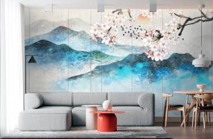 Wybierz Fototapeta motywy japońskie Tapeta w łazience na ścianę