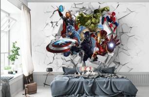 Wybierz Tapeta 3D Avengers  na ścianę