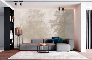 Wybierz Fototapeta Drzewa w stylu loft Tapeta w łazience na ścianę