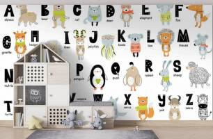 Wybierz Fototapeta Angielski alfabet  na ścianę