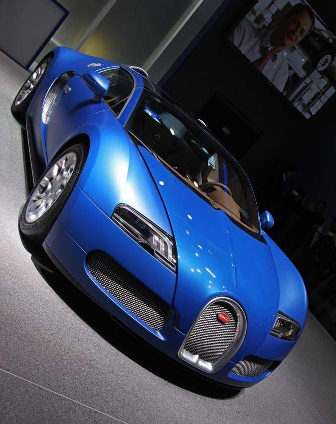 Fototapeta niebieski Bugatti Veyron