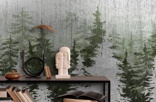 Wybierz Fototapeta 3D choinkę  na ścianę