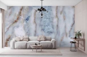 Wybierz Fototapeta niebieski marmur Korzeń tapety na ścianę