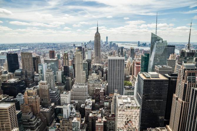 Fototapeta widok na Manhattan