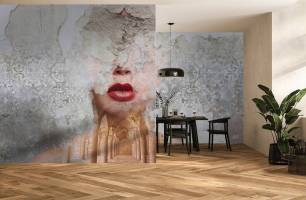 Wybierz Tapeta Dziewczyna abstrakcyjna Abstrakcja tapety na ścianę