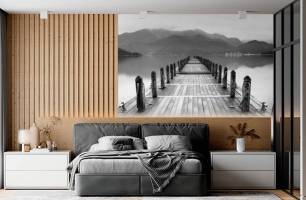Wybierz Fototapeta Droga koło rzeki Tapeta w sypialni na ścianę