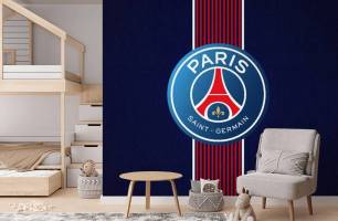 Wybierz Fototapeta Piłka nożna logo  na ścianę