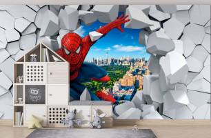 Wybierz Fototapeta Spiderman 3D  na ścianę