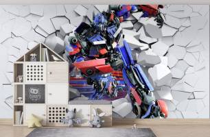 Wybierz Fototapeta Optimus 3D Tapety do pokoju dziecięcego na ścianę