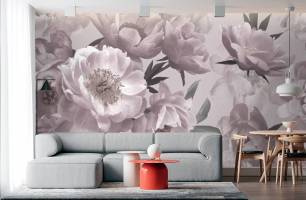 Wybierz Fototapeta Kwiaty Tapeta w salonie na ścianę