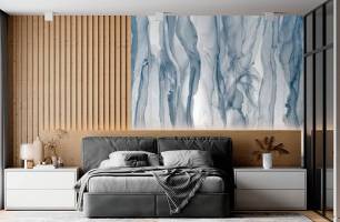Wybierz Fototapeta Abstracja niebeski Tapeta w salonie na ścianę