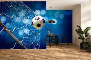 Wybierz Fototapeta Siatka z piłką Sportowe tapety na ścianę