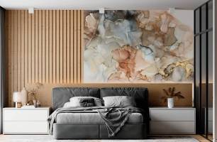 Wybierz Fototapeta Marmur w brązowych kolorach Tapeta w salonie na ścianę