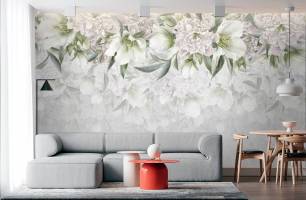 Wybierz Fototapeta Kwiaty z sufitu  na ścianę